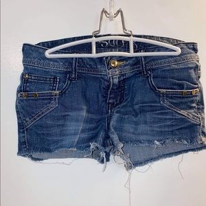Denim shorts